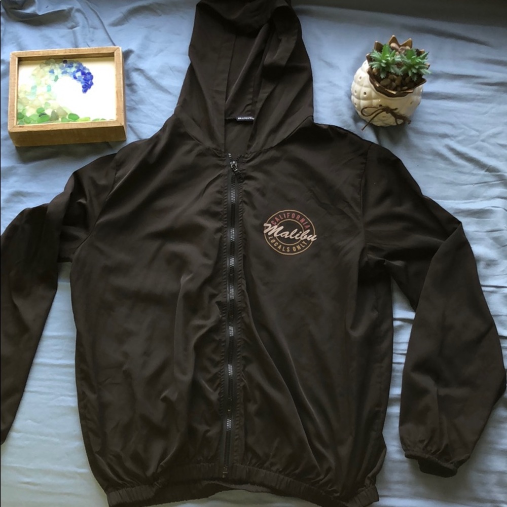 Rare brandy zip up jacket